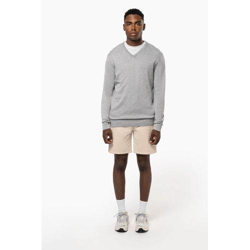 Pull col en V écoresponsable homme
