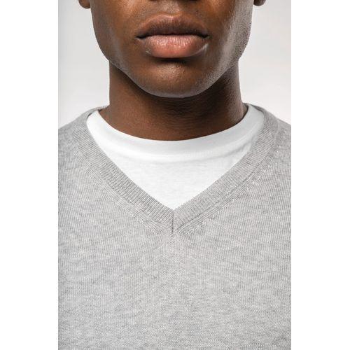 Pull col en V écoresponsable homme