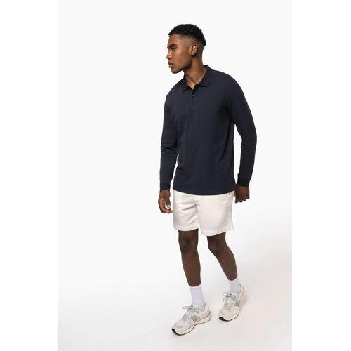 Polo piqué manches longues Bio180 homme