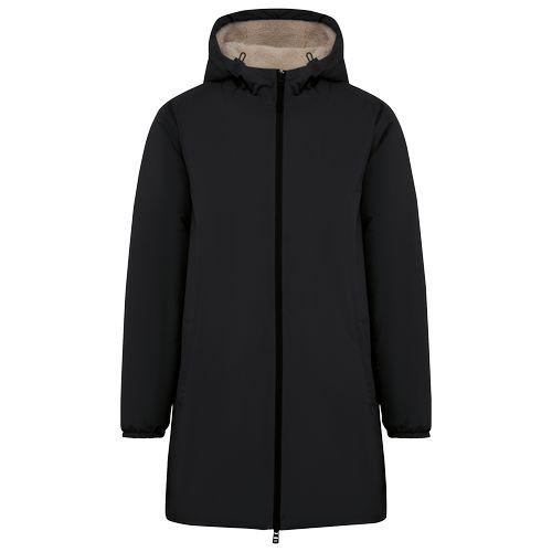 Veste écoresponsable imperméable doublée en sherpa unisexe