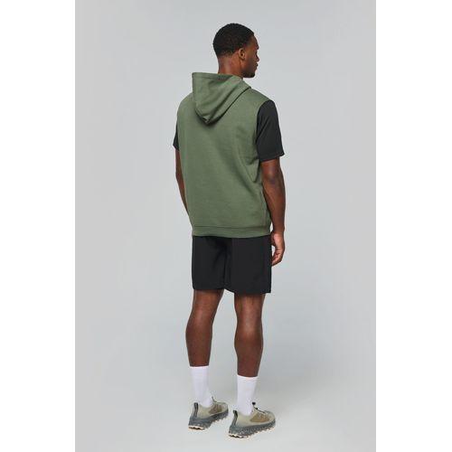 Sweat-shirt à capuche sans manches unisexe