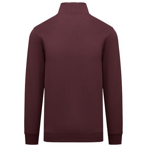 Sweat-shirt écoresponsable à col montant zippé homme