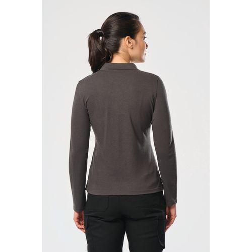 Polo manches longues femme