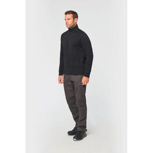Veste molleton coton manches raglan unisexe