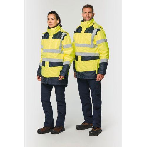 Parka de sécurité recyclée 4 en 1 unisexe