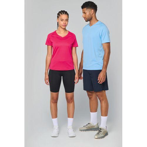 T-shirt de sport manches courtes col v homme