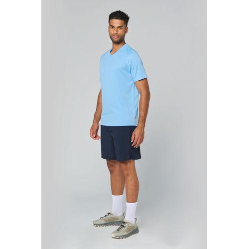 T-shirt de sport manches courtes col v homme