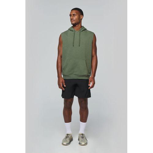 Sweat-shirt à capuche sans manches unisexe