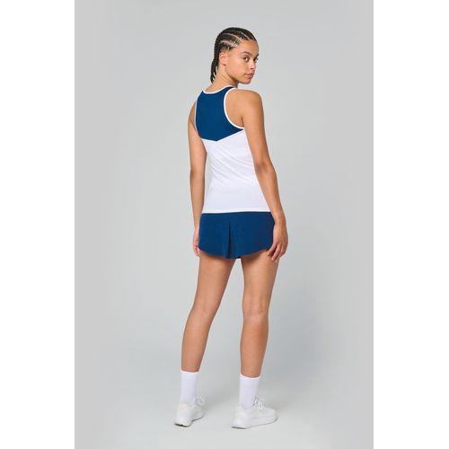 Ladies' two-tone padel tank top