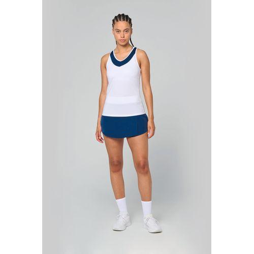Ladies' two-tone padel tank top