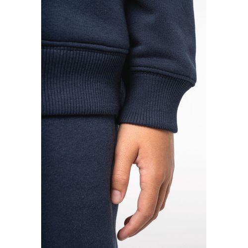 Eco-friendly kids' oversize hooded sweatshirt