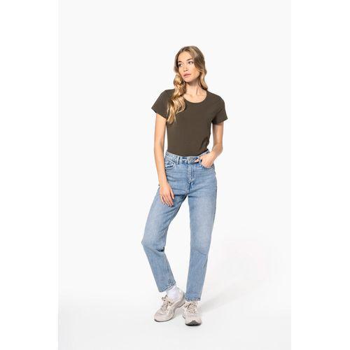 T-shirt col rond manches courtes femme