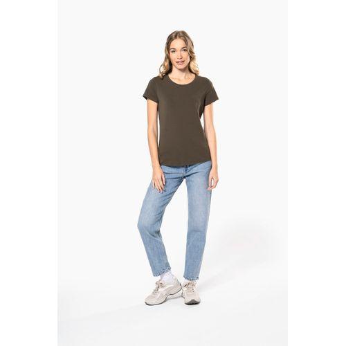 T-shirt col rond manches courtes femme