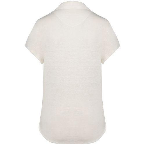Polo en lin femme