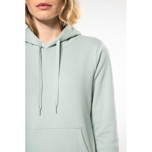 Ladies' eco-friendly hooded sweatshirt