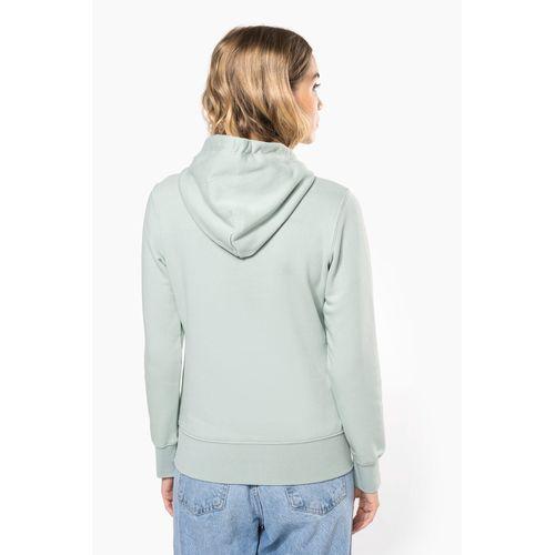 Ladies' eco-friendly hooded sweatshirt