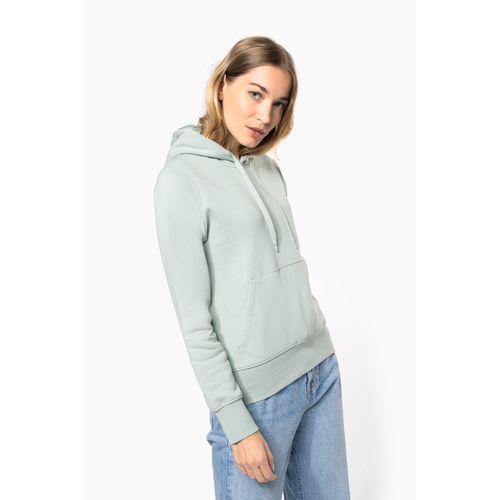 Ladies' eco-friendly hooded sweatshirt