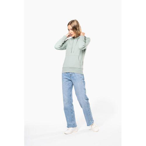 Ladies' eco-friendly hooded sweatshirt