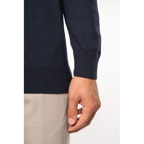 Pull col V homme