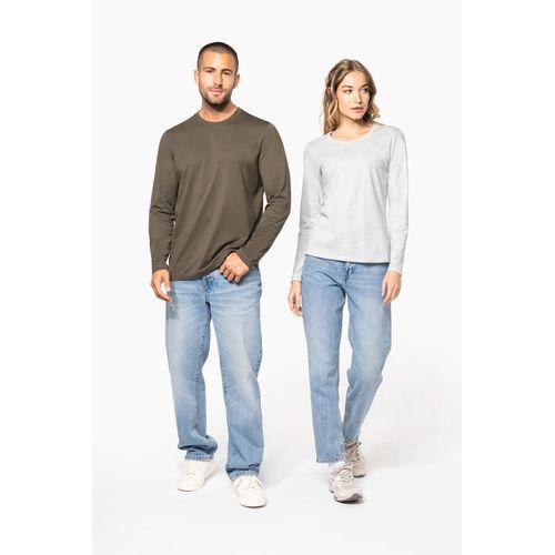 T-shirt col rond manches longues homme