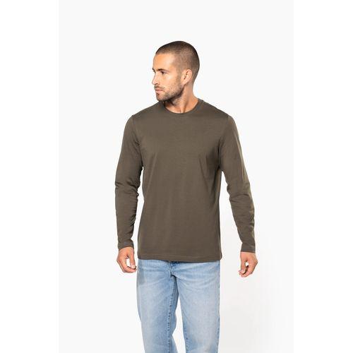 T-shirt col rond manches longues homme