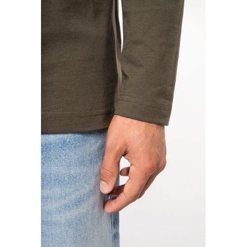 T-shirt col rond manches longues homme