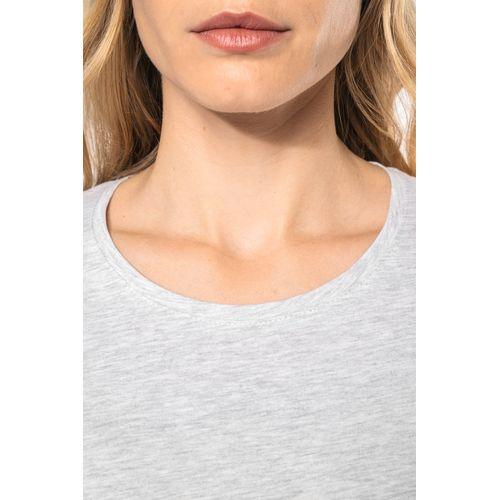 Ladies' long-sleeved crew neck T-shirt