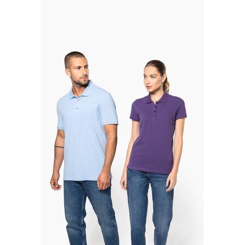 Polo piqué manches courtes femme