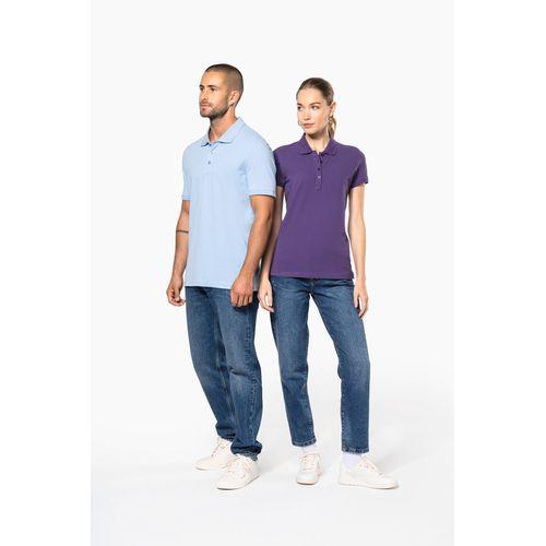 Polo piqué manches courtes femme