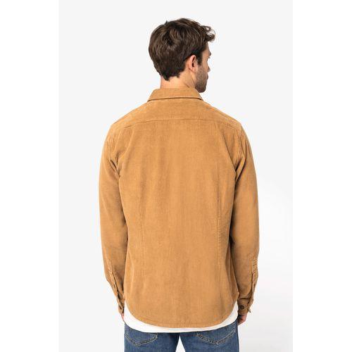 Surchemise écoresponsable délavée en velours côtelé homme