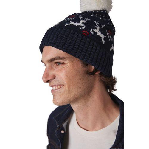 Bonnet de Noël motifs rennes