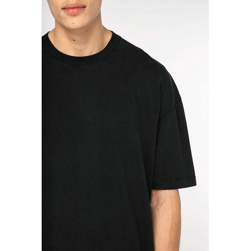 Eco-friendly men's washed effect oversized t-shirt