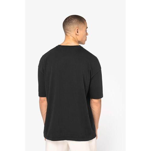 Eco-friendly men's washed effect oversized t-shirt