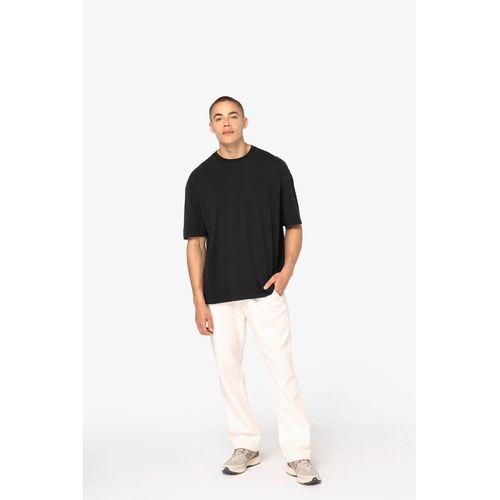 Eco-friendly men's washed effect oversized t-shirt
