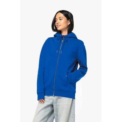 Sweat-shirt écoresponsable zippé à capuche unisexe