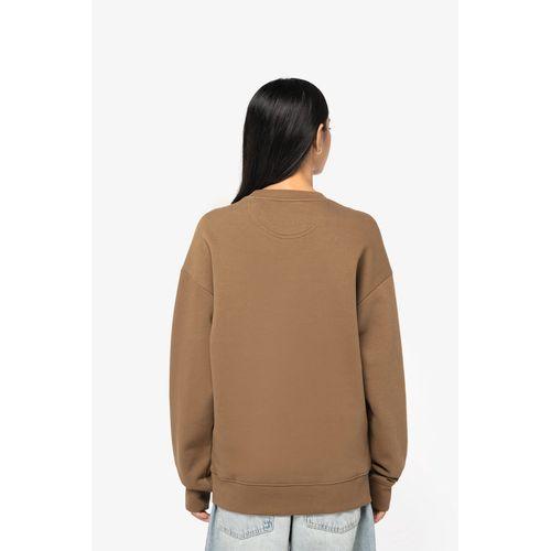 Sweat-shirt écoresponsable à col rond oversize unisexe