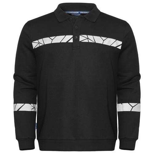 7100 POLO SWEATSHIRT - 7100 POLO SWEATSHIRT 9910-VIZ