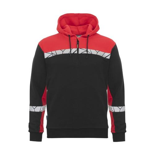 7104 HOODJACKET 1/2 ZIP - 7104 HOODJACKET 1/2 ZIP 9910-VIZ