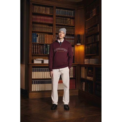 Sweat-shirt écoresponsable à col montant zippé homme