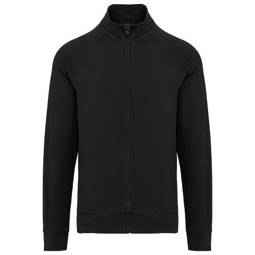 Veste molleton coton manches raglan unisexe