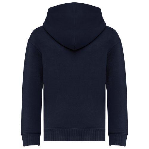 Eco-friendly kids' oversize hooded sweatshirt