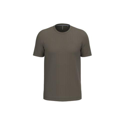 Short-sleeved crew neck T-shirt