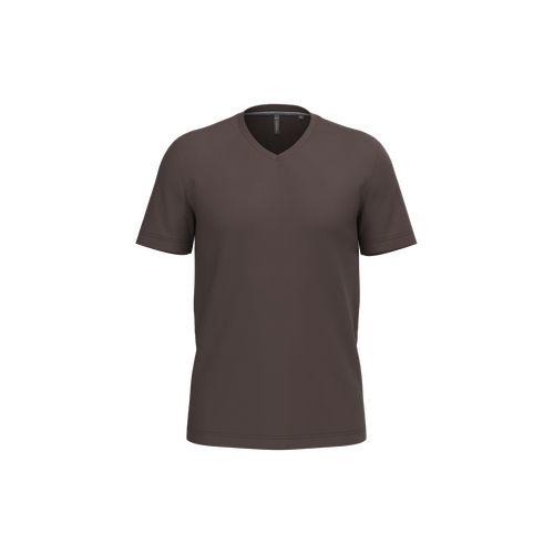 Men's short-sleeved V-neck T-shirt