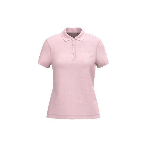 Polo piqué manches courtes femme
