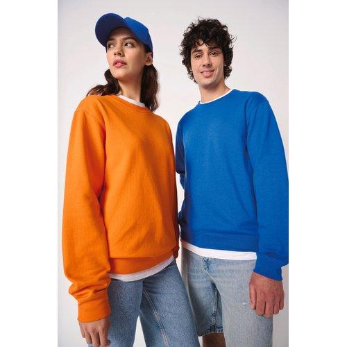 Unisex basic round neck tubular sweatshirt