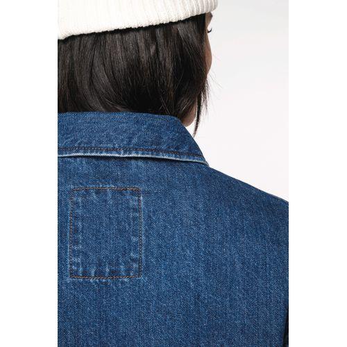Eco-friendly unisex dropped shoulders denim jacket