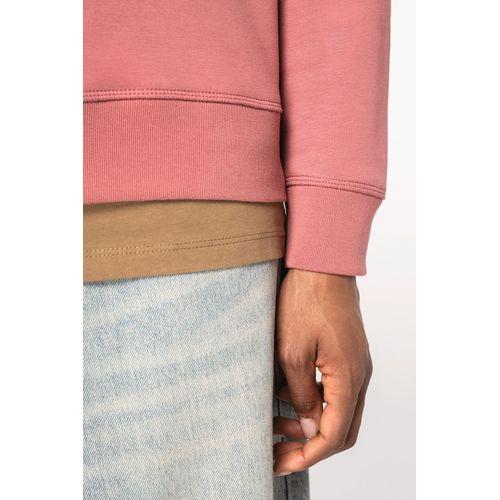 Eco-friendly ladies' dropped shoulders round neck sweatshirt