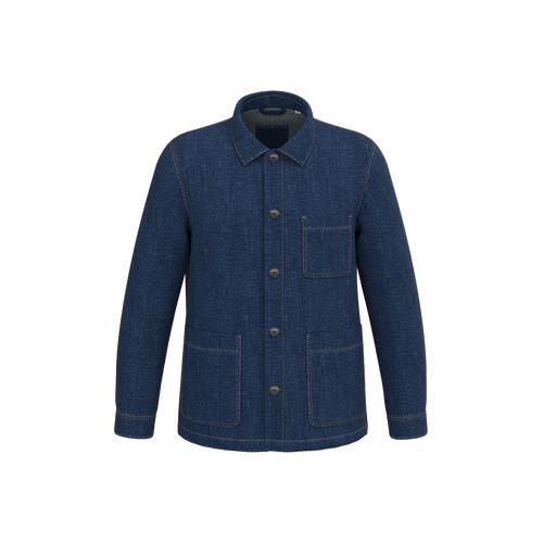 Eco-friendly unisex dropped shoulders denim jacket