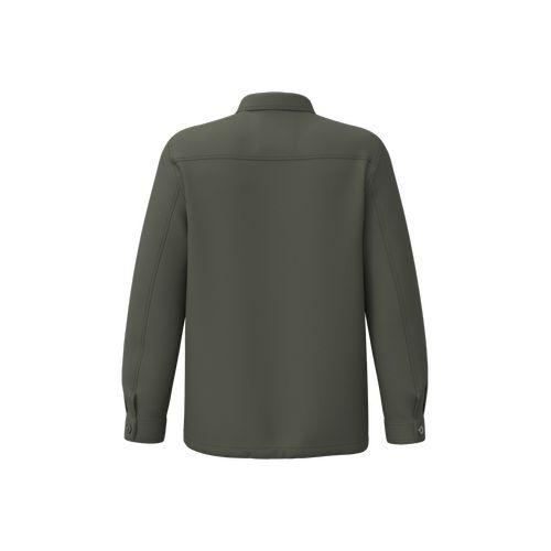 Eco-friendly men's washed effect work jacket
