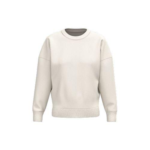 Eco-friendly ladies' dropped shoulders round neck sweatshirt
